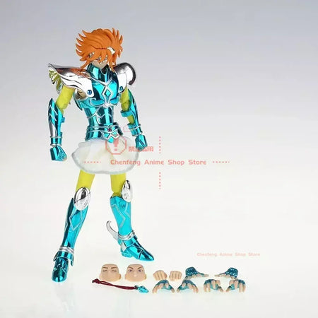 Em estoque cs saint seiya mito pano ex anjo touma/icarus cavaleiros do zodíaco armadura de metal anime figura de ação brinquedos presentes do feriado