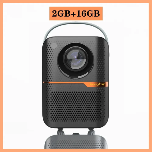 HONGTOP Android Inteligente Mini Projetor 300ANSI Lumen Projetor Portátil 4K com WIFI Bluetooth 1080P Home Movie Theater Beamer