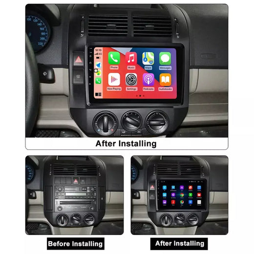 Para volkswagen polo mk4 2001 - 2011 android rádio do carro reprodutor multimídia carplay auto estéreo gps navi 2din dsp unidade principal