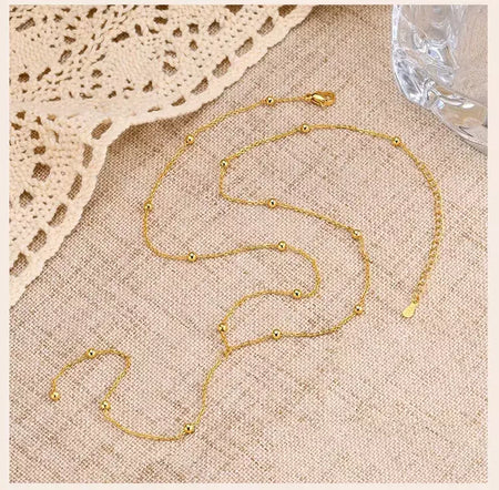 Colar lariat de aço inoxidável banhado a ouro, colar longo delicado colares laryered para mulheres meninas, pingente de gota em forma de y