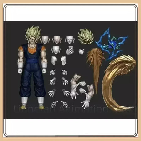 Em estoque brinquedo oc dragon ball shf super saiyan ssj vegito filho goku vegeta filho gohan troncos pvc anime figura de ação modelo coletor