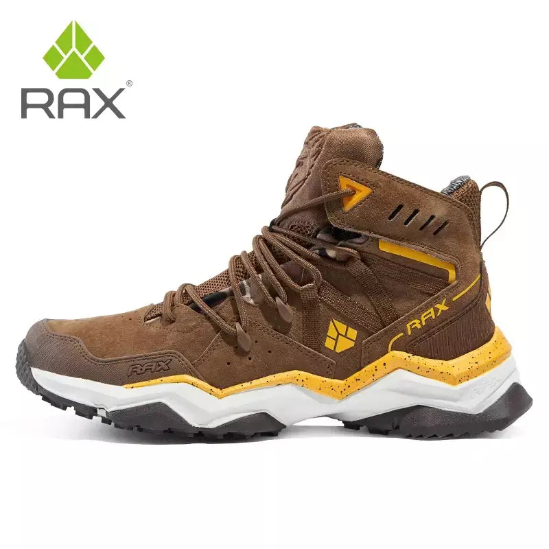 Rax à prova dwaterproof água caminhadas sapatos homens inverno ao ar livre tênis para homens botas de neve de pelúcia montanha botas de neve turismo ao ar livre sapato de corrida