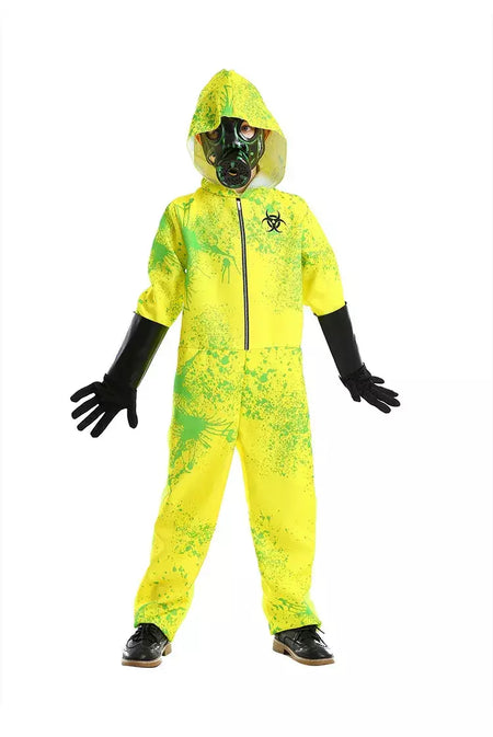 Halloween criança zumbi residente bioquímico roupas de proteção traje mal purim menino menina proteção contra radiação macacão outfit
