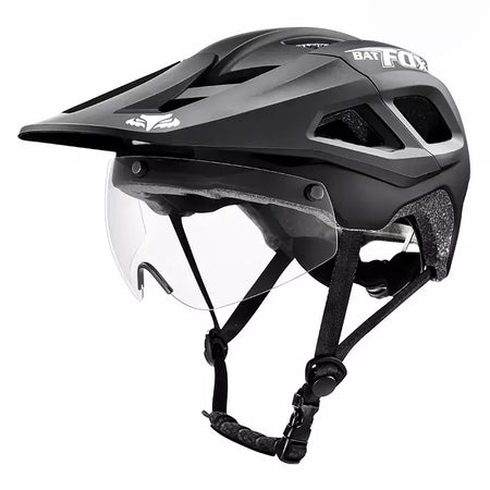 Batfox capacete de bicicleta mtb ajustável, leve, respirável, forro confortável, esportes ao ar livre, chapéu seguro para homens e mulheres, capacete de ciclismo