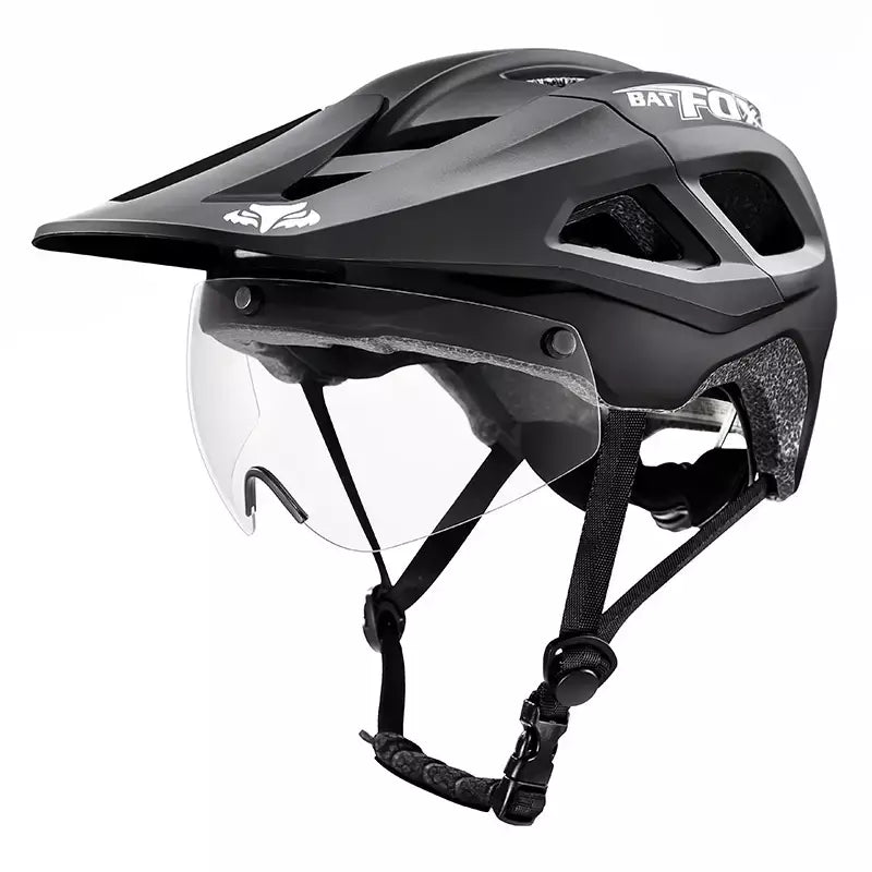 Batfox capacete de bicicleta mtb ajustável, leve, respirável, forro confortável, esportes ao ar livre, chapéu seguro para homens e mulheres, capacete de ciclismo