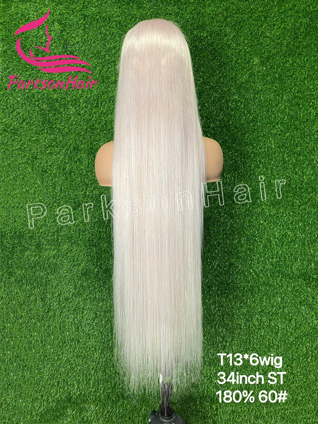 40 Polegada platina reta hd 13x6 13x4 peruca frontal do laço perucas de cabelo humano pré-arrancadas # 60 peruca frontal de renda suíça branca para mulheres