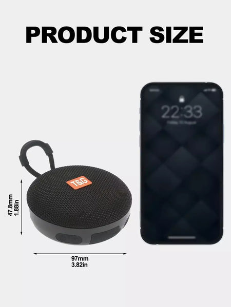 Tg352 alto-falante bluetooth portátil à prova d'água, suporte para chamada gratuita/cartão tf/usb, presentes para festa de natal, estéreo com tws