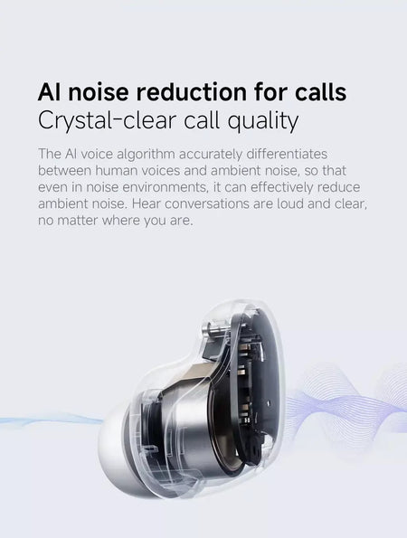 Estreia mundial xiaomi redmi buds 6 play 10mm driver dinâmico ai cancelamento de ruído para chamadas bluetooth 5.4 tws fones de ouvido