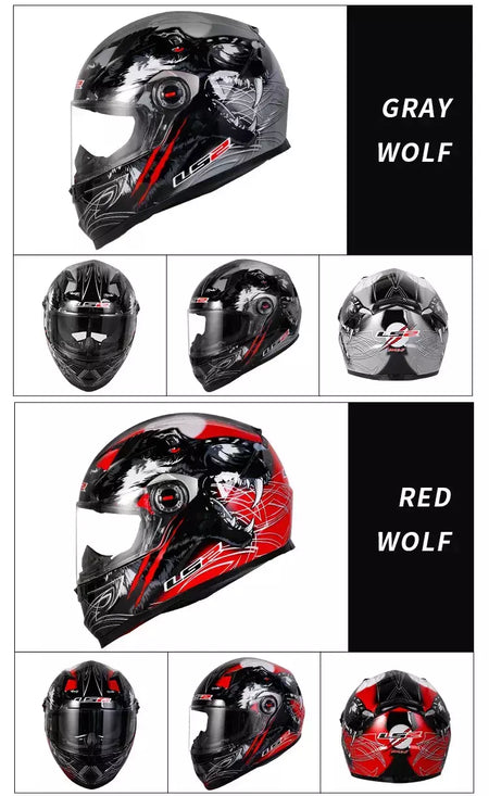 Ls2 rosto cheio capacete da motocicleta das mulheres dos homens capacete de motocross de alta resistência abs escudo 3c aprovado acessórios da motocicleta ff358