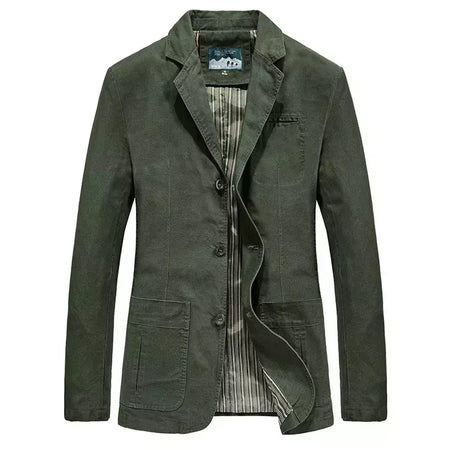 Blazers masculinos casuais de algodão, jaquetas slim fit, ternos masculinos, casacos de alta qualidade, tamanho 4XL