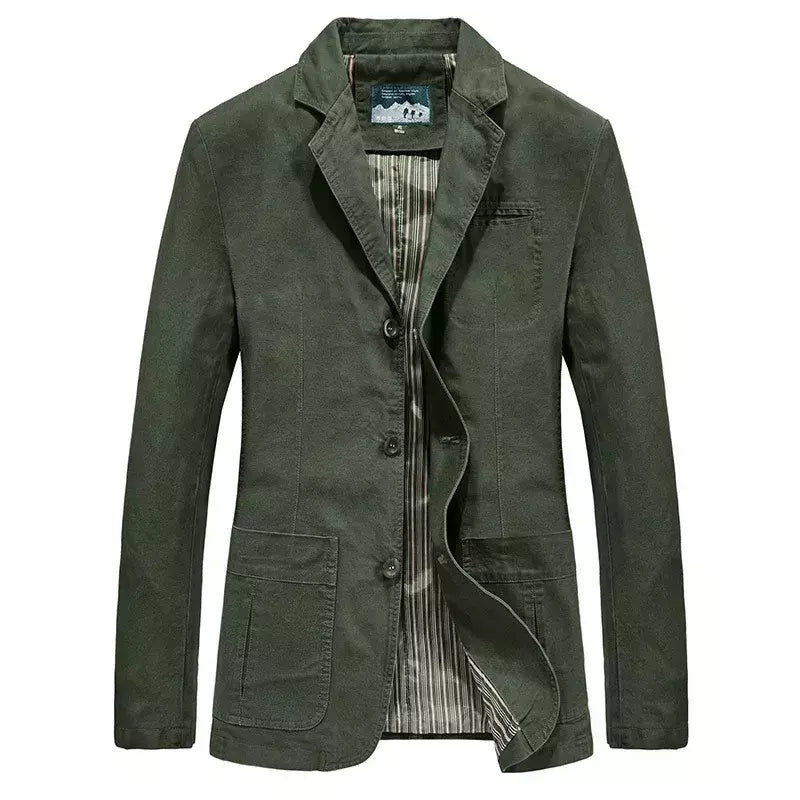 Blazers masculinos casuais de algodão, jaquetas slim fit, ternos masculinos, casacos de alta qualidade, tamanho 4XL