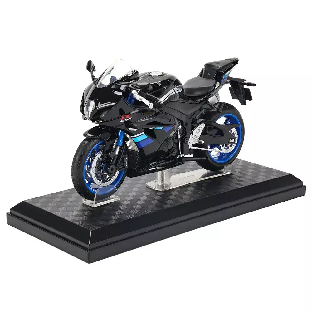 Cca 1:12 suzuki GSX-R1000 liga motocross licenciado modelo de motocicleta brinquedo carro coleção presente produção estática fundição