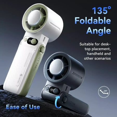 Novo ventilador portátil ao ar livre vento forte 199 engrenagem velocidade do vento led display digital turbo ajustável portátil portátil 8000mah