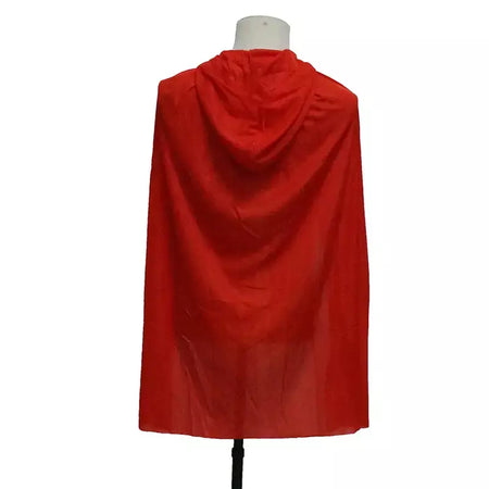 Traje de Halloween para Homens e Mulheres, Assustador da Morte, Papel do Diabo, Vermelho, Preto, Bruxa, Vampiro, Capa Longa, Capa, Encapuzado, Adulto, Crianças, Menina, Menino