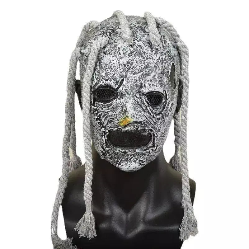 Filme engraçado slipknot cosplay máscara evento corey taylor cosplay máscara de látex halloween slipknot máscara festa bar traje adereços adulto