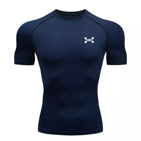 Camisa respirável Rashguard de compressão masculina, ajuste seco, camiseta esportiva MMA Fitness Gym, camisa de corrida, alta qualidade