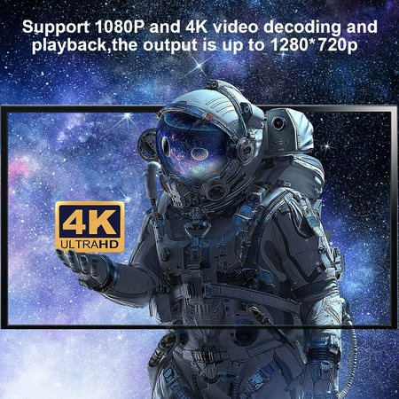 HONGTOP Android Inteligente Mini Projetor 300ANSI Lumen Projetor Portátil 4K com WIFI Bluetooth 1080P Home Movie Theater Beamer