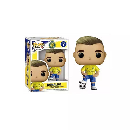 Ronaldo-Action Figure for Kids, Funko Pop, Portugal, Real Madrid, Juventus, Rivor, Manchester United, United, Vinil, Fã, Presentes de sonho, #7