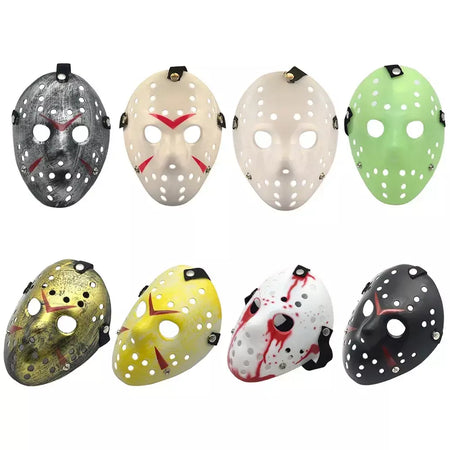 1 Pçs/lote Black Friday NO.13 Jason Máscara Voorhees Freddy Hockey Festival Festa Halloween Masquerade Máscaras Acessórios de Festa