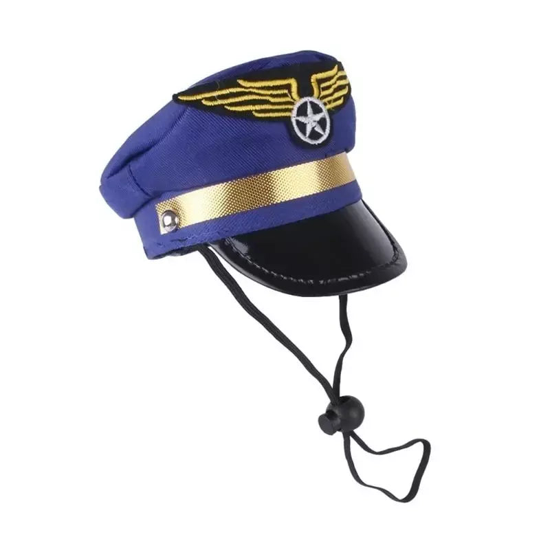 Chapéu engraçado para gatos Capitão Capitão Pirata Dress Fantas Fantas Capéu Pet Christmas Cosplay Capinho quente Cães