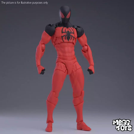 Novo messtooys spiderman figura ct brinquedos preto vermelho homem aranha estatueta bagunça brinquedos anime figura de ação estátua modelo presentes brinquedos do miúdo