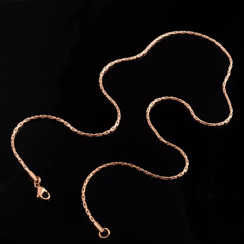 Colar de aço inoxidável cor ouro rosa multi estilos correntes de espessura acessórios de joias de metal no pescoço para mulheres senhoras