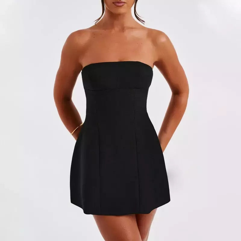 Hawthaw-Mini vestido curto preto feminino, streetwear noturno, bodycon, roupas de festa, clube, itens por atacado para negócios, verão, 2022