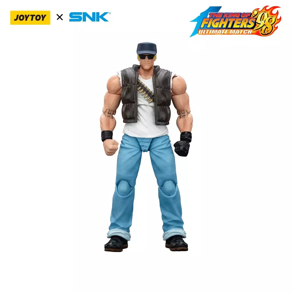 Joyotoy original rei dos lutadores 98um figura de ação kof 98um ikari guerreiros equipe herói 1/18 jogo estatueta modelo brinquedos personalizados