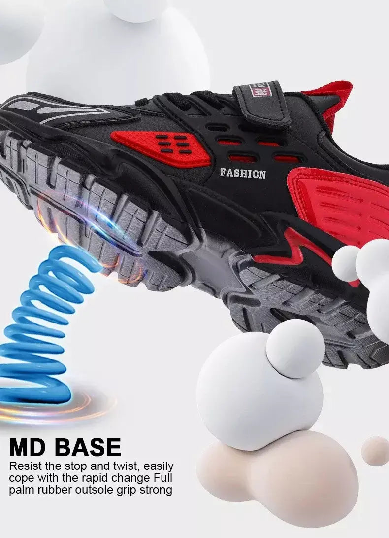 Crianças tênis para meninas meninos respirável esportes tênis de corrida crianças plana casual ao ar livre estudante escola tênis Size28-40