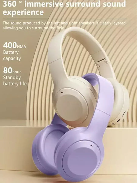 # Sem fio bluetooth 5.3 fones de ouvido sobre a orelha alta fidelidade estéreo verdadeiro esporte gamer fone tf/aux leitor música com hd microfone presentes