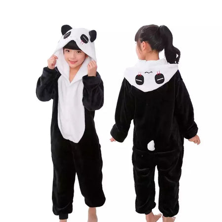 Kigurumi-Animal Onesies infantil, unicórnio, panda, macacão, pijama, anime, cosplay, fantasias, Natal, halloween, crianças, meninos, meninas