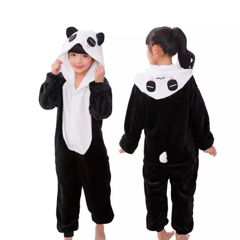 Kigurumi-Animal Onesies infantil, unicórnio, panda, macacão, pijama, anime, cosplay, fantasias, Natal, halloween, crianças, meninos, meninas