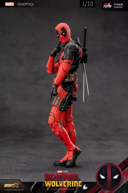 ZD Toys Deadpool & Wolverine Figuras de ação Deadpool Caixa Wolverine Coleção Figuras de ação para adultos Brinquedo infantil