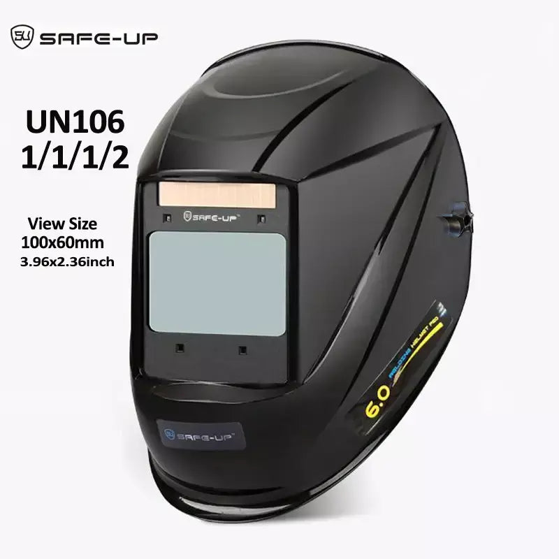 Máscara de soldagem 1/1/1/1,1/1/1/2 capacete de soldagem com escurecimento automático 100x97mm,100x60mm visão grande cor verdadeira 4 sensores para máquina de soldador mig mag mma
