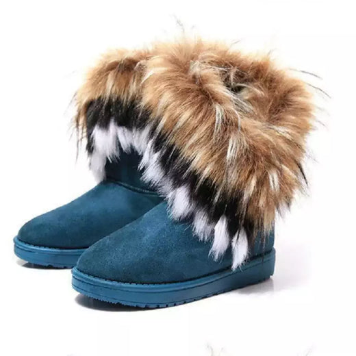 Bota de camurça plataforma feminina, bota casual, botas de neve de algodão luxuoso, nova moda, tendência, inverno