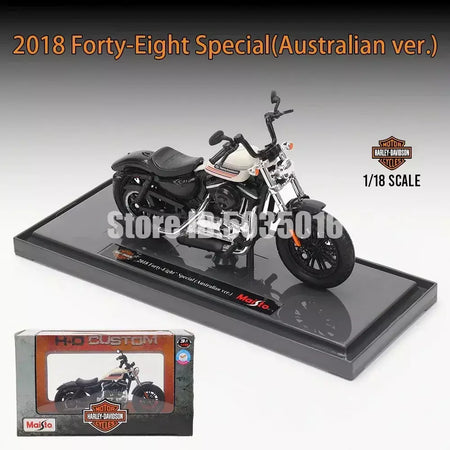 Maisto 1:18 Harley-Davidson 2018 Quarenta e Oito Especial Auseraliou Ver Modelo de carro de motocicleta em liga Vários estilos para escolher