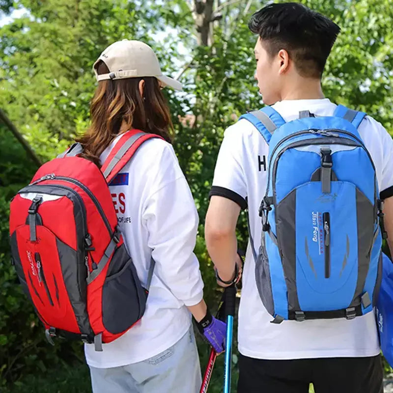 Nova mochila de viagem unissex, feminina e masculina, caminhadas ao ar livre, montanhismo, grande capacidade, leve, ciclismo, acampamento