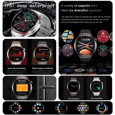 Xiaomi relógio 4 pro relógio inteligente para pro amoled tela hd bluetooth chamada gps nfc freqüência cardíaca esportes smartwatch homem 2024 novo
