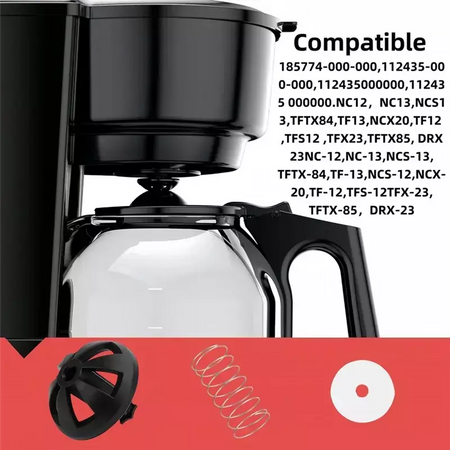 Máquina de café cesta de cerveja inferior moldada kits rolha se encaixa para black deckker cafeteiras cesta de fermentação