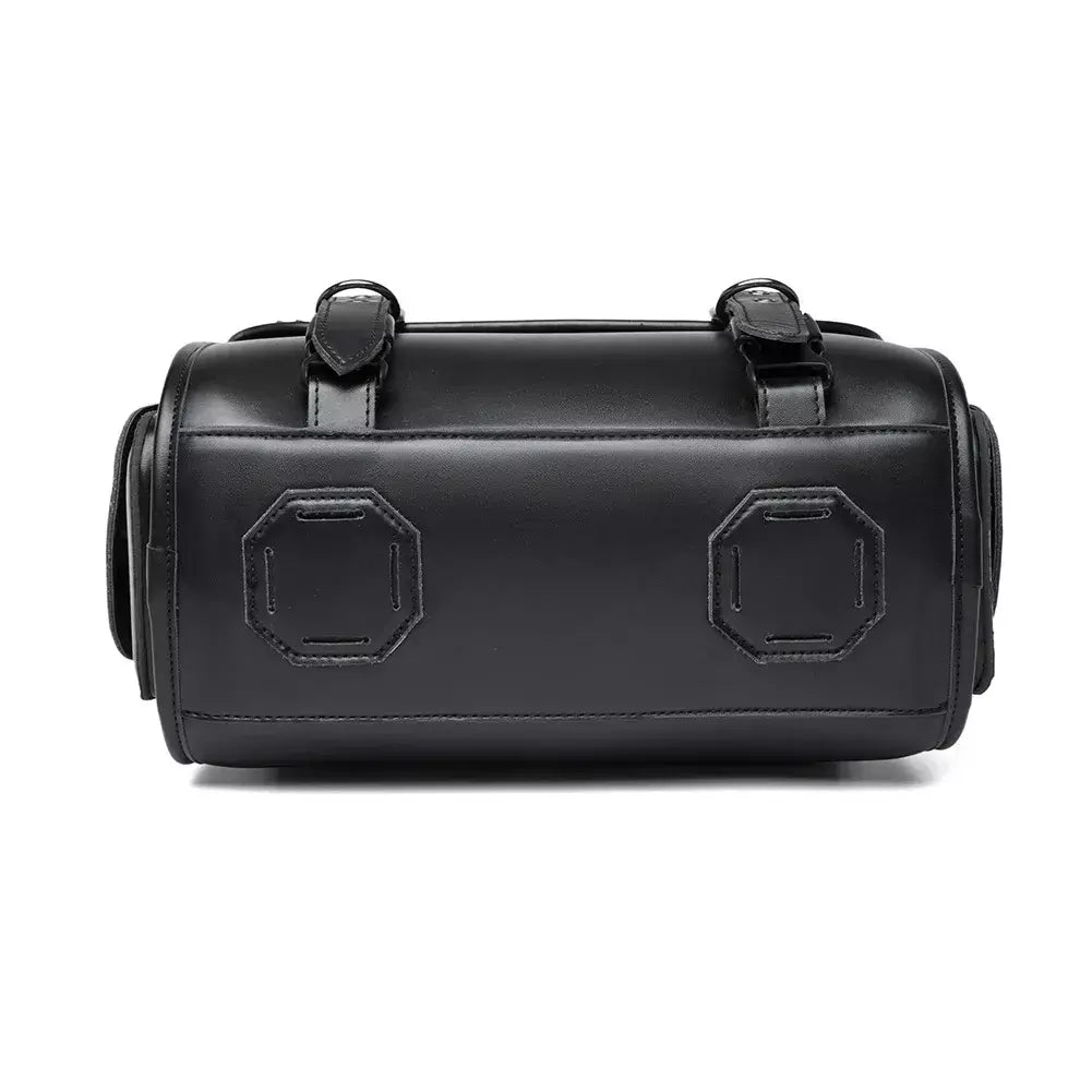 Alforje universal preto para motocicleta, bolsa lateral de grande capacidade, ferramenta de armazenamento para harley, bolsa modificada à prova d'água