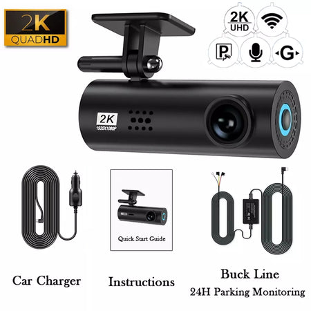 Dashcam para carro caixa preta gravadores de vídeo de condução 4k wifi mini câmera frontal traço cam 24h monitor estacionamento câmera gravação carro