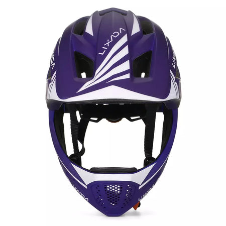 Lixada crianças 2-em-1 destacável capacete facial completo crianças esportes capacete de segurança da bicicleta equipamentos de proteção crianças capacete de ciclismo