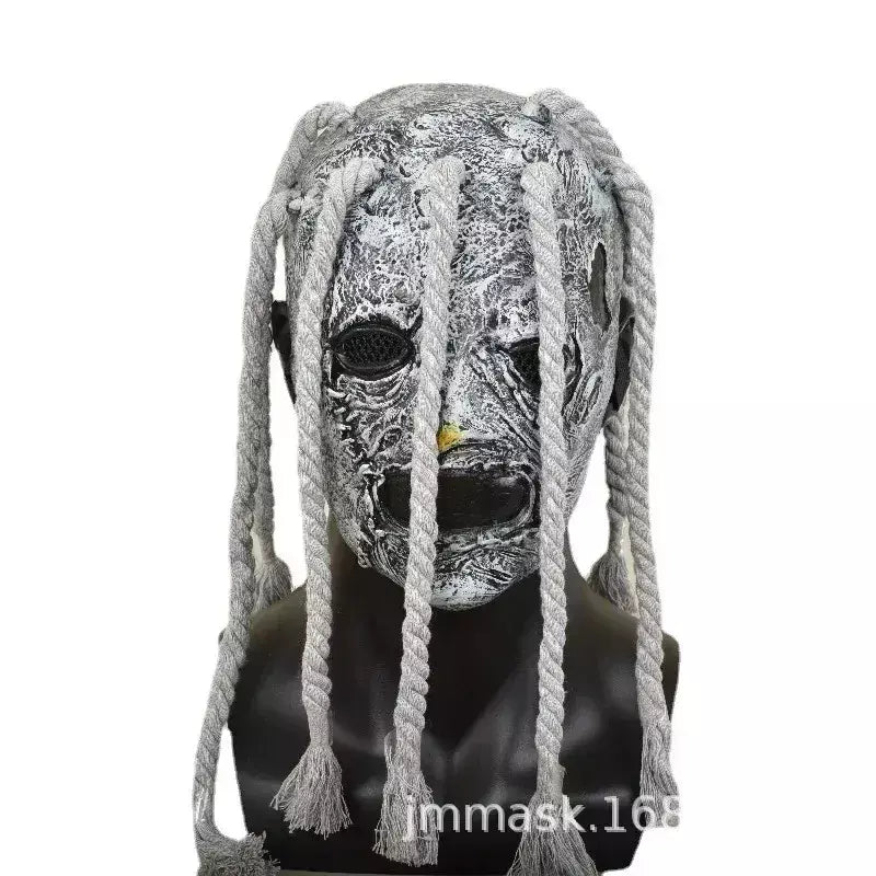Dy20 carnaval máscara de suspense cosplay máscara slipknots máscara facial látex máscara de halloween steampunk festa de máscaras adulto prop25
