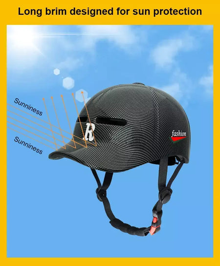 GUDOOK Capacetes de Bicicleta Novo Boné de Beisebol Boné de Pico Capacete de Bicicleta para Adultos Mountain Road Capacetes de Bicicleta Tamanho Ajustável Ciclismo