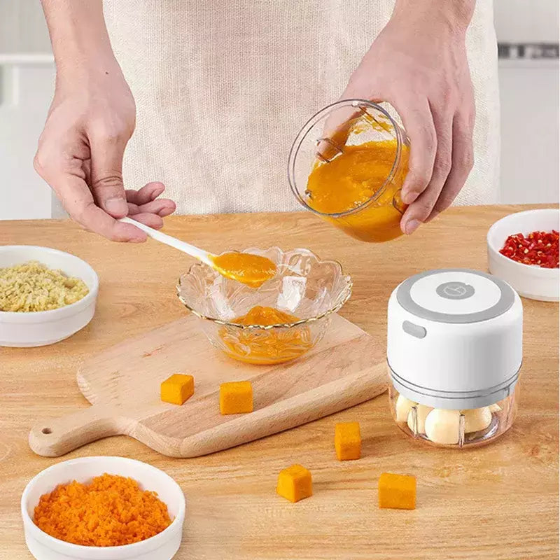 Misturador elétrico para cozinhar o bebê Máquina auxiliar de alimentos Misturador de lama pequeno Pasta de arroz para bebê Máquina de moer