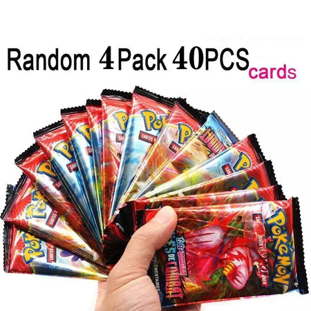 Novo 36/40 pçs caixa pokemon cartão escarlate & violeta evoluções prismáticas inglês impulsionador batalha carte negociação cartões de coleção presentes