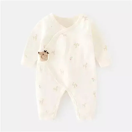 Algodão bebê recém-nascido menina menino macacão impressão infantil macacão casual roupas recém-nascidos para meninas meninos primavera outono roupas novo 0-6m