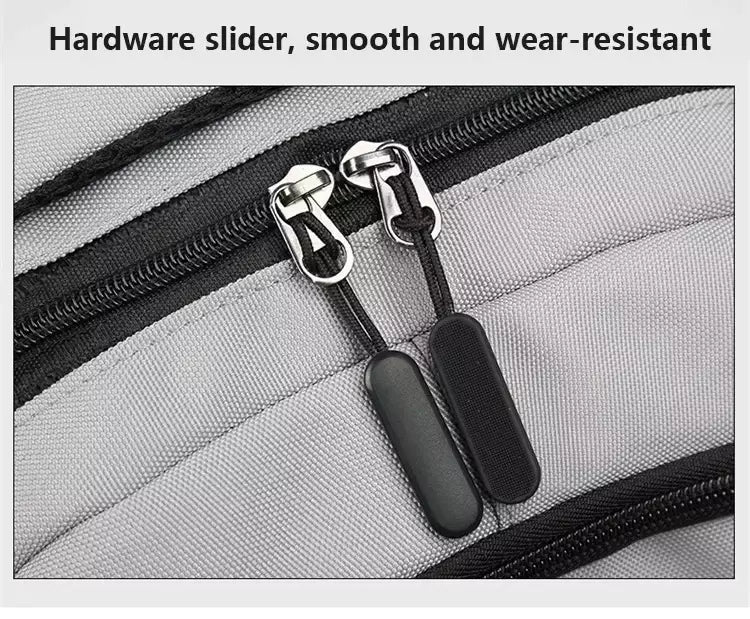 Mochila de carregamento USB impermeável para homens, sacos traseiros do escritório do negócio, mochila para laptop casual, mochilas escolares masculinas, 15,6";;VERDADEIRO;;"CINZA