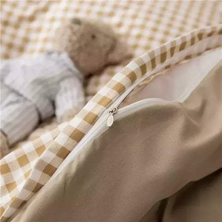 Preto branco pequenos verifica impresso conjunto de cama floral capa edredão fronha conjunto cama folha colcha único rainha rei tamanho