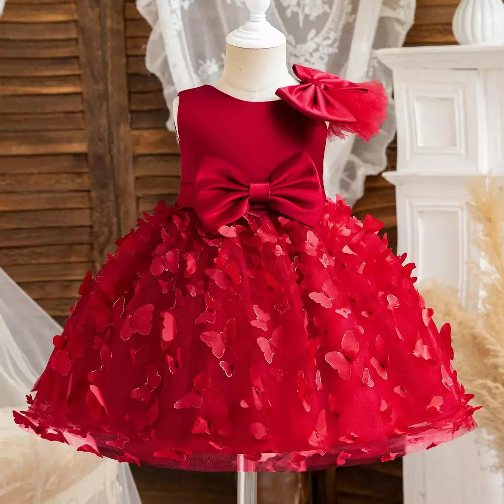 Vestidos de lantejoulas princesa feminina, vestido de batismo, festa de casamento infantil, Natal, vestido novo de luxo, 2022